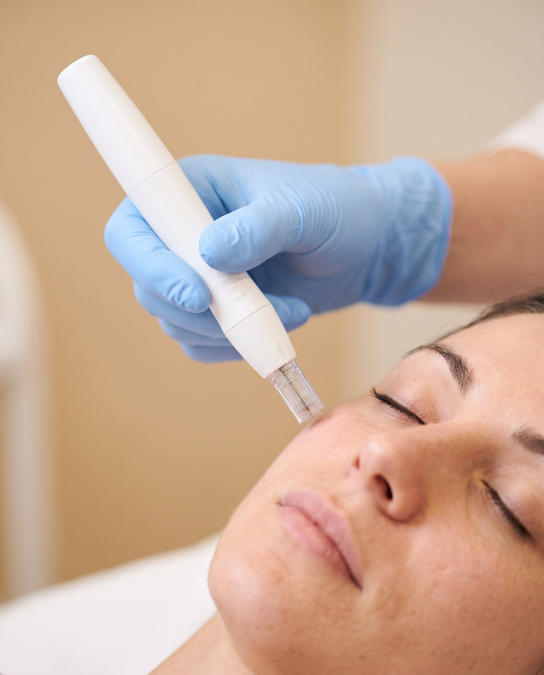 Cicatrici da acne: un momento della seduta